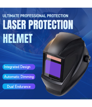 OD8+ 900-1100nm Laser Protection Helmet for Laser Cleaning Machine Laser Welding Machine Laser Welding Helmet